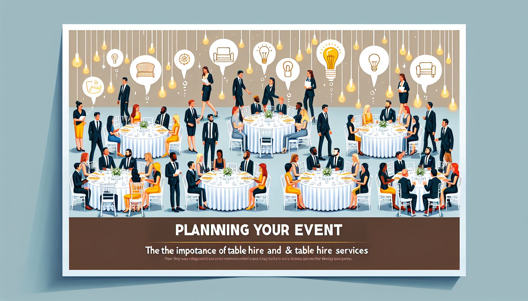Planning Your Event: The Importance of Table Hire and Chair and Table Hire Services