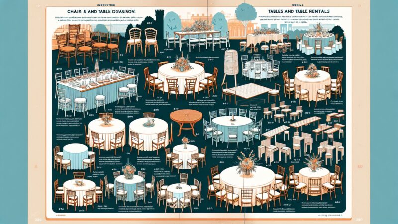The Essential Guide to Chair and Table Hire for Your Next Event