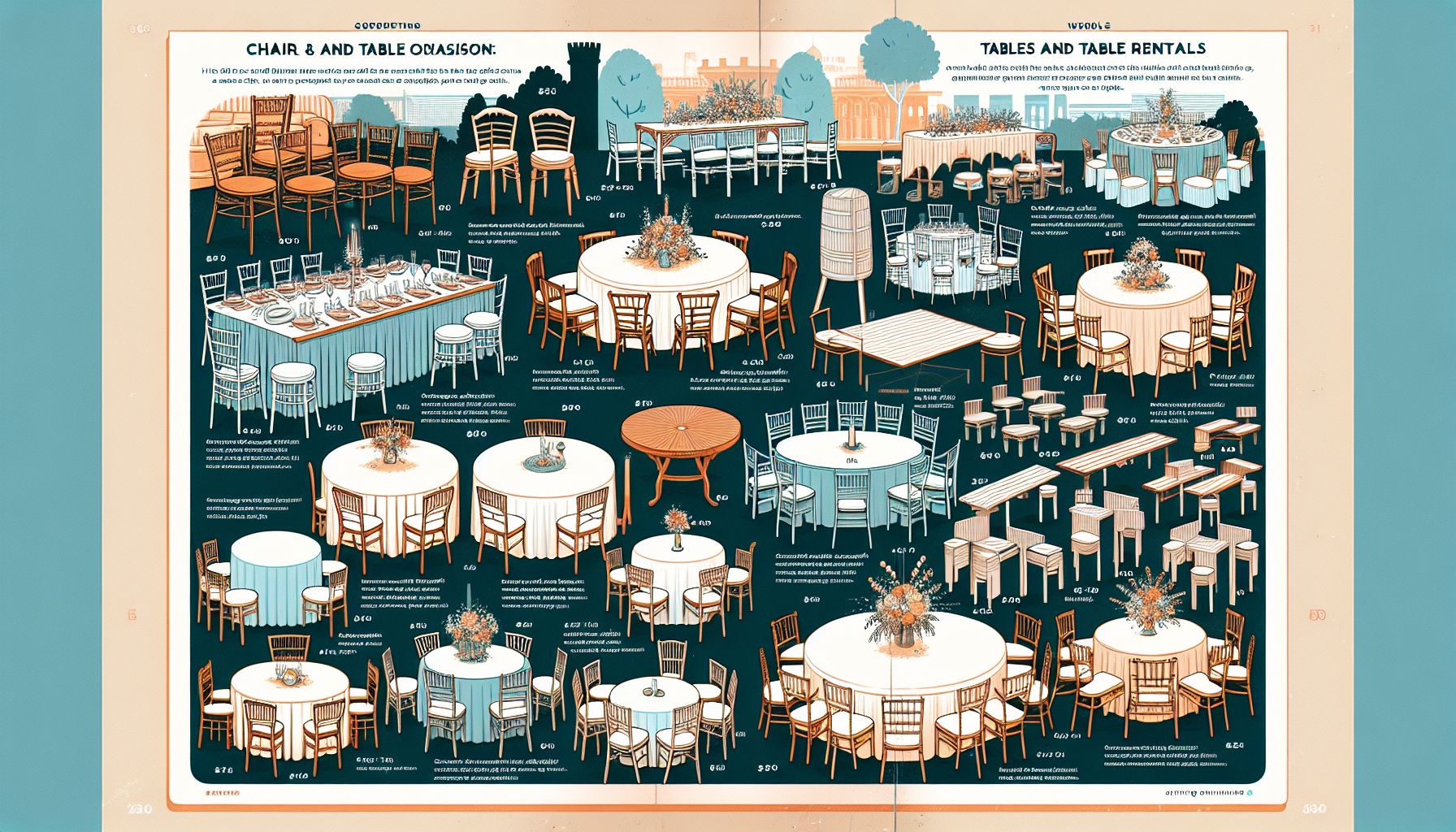 The Essential Guide to Chair and Table Hire for Your Next Event