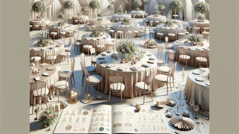 The Essential Guide to Wedding Planning: Table and Chair Hire.